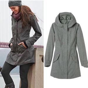Athleta Women’s Rainfall Jacket XL Charcoal Heather